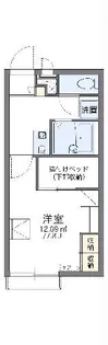 レオパレスせせらぎ【2階】の間取り