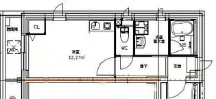 Plus door NAKANO【2階】の間取り