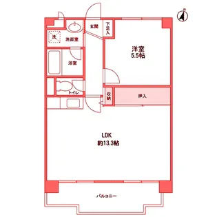 サンコール青葉台【3階】の間取り