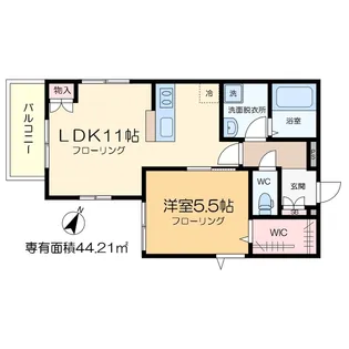 Les Liens【2階】の間取り