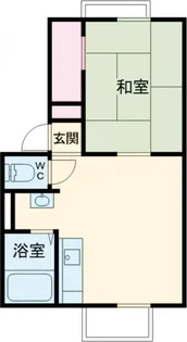 ステーションハイツB【1階】の間取り