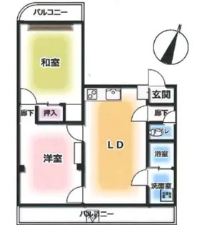 ニューライフ赤塚【3階】の間取り
