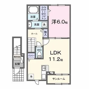 カミーノ アムレト I【2階】の間取り