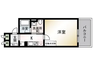 レ・ベネラブル【4階】の間取り