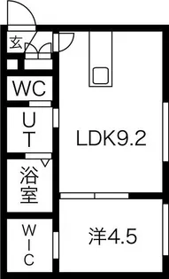 クレイス澄川【3階】の間取り