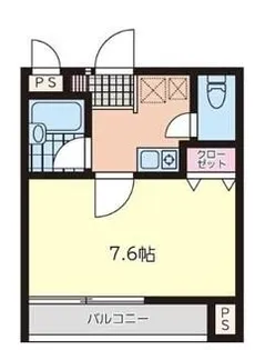 エスポワール砂土原【2階】の間取り