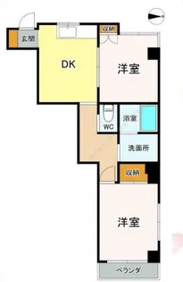 中田ビル【3階】の間取り