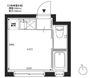 CK3215-SOUTH【3階】の間取り