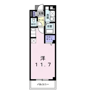 ユング フラウ II【1階】の間取り