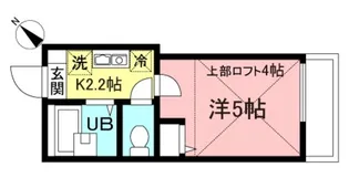 casa del sole Ikuta【2階】の間取り