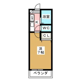 ベルジェール【1階】の間取り