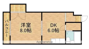舘山寺サウスコーポ【2階】の間取り