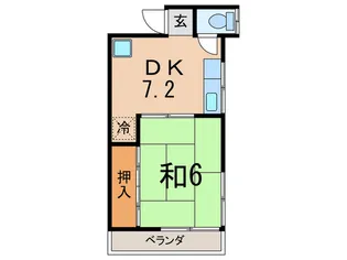 村井荘【2階】の間取り