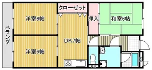 Village Vallay石部【1階】の間取り