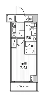 ジェノヴィア阪東橋スカイガーデン【11階】の間取り