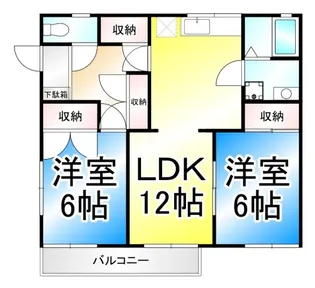 サンクレスト【2階】の間取り