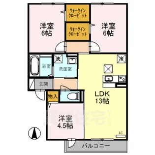 ルミエール【2階】の間取り