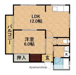 イーストハウス【2階】の間取り