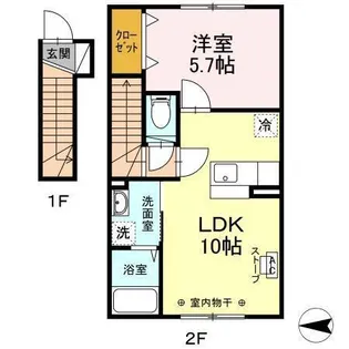 コンフォート【2階】の間取り