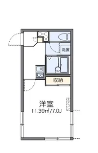 片瀬海岸【1階】の間取り