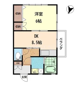 第3昌永コーポ【2階】の間取り