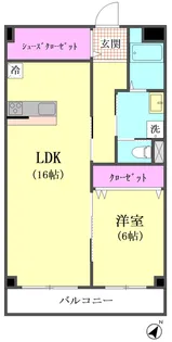 シャトー富士【5階】の間取り