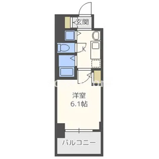 プレサンス梅田北デイズ【7階】の間取り