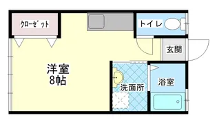 サンライフ秀峰【1階】の間取り