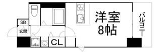 アクアプレイス天満クラシック【2階】の間取り