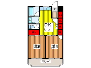 領家コープマンションの間取り