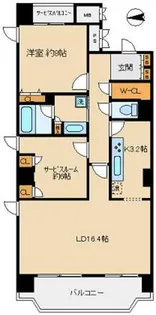マジョーネII【9階】の間取り