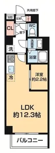 ARCOBALENO DAISHIMAE【1階】の間取り
