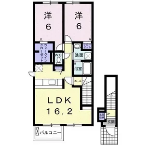 グラン・ボヌール【2階】の間取り