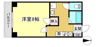 エルエーブハイツ【1階】の間取り