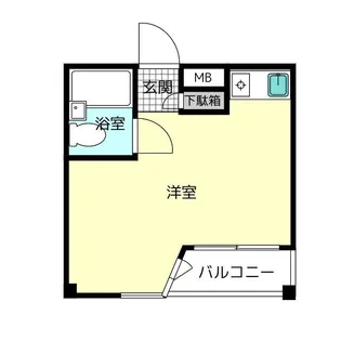 ハイツ藤浪【2階】の間取り