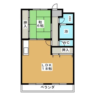 マリッチ若竹【2階】の間取り