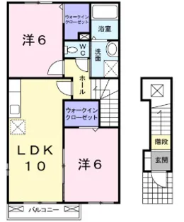 サンリットヒル【2階】の間取り