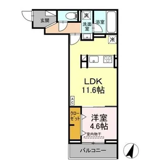 TORISIA本宮 A棟【3階】の間取り