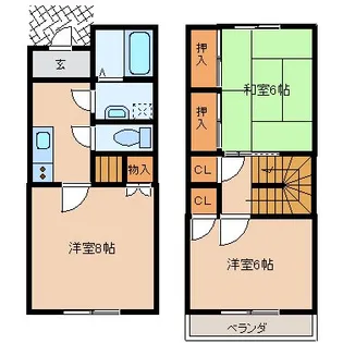 エクセル21【1階】の間取り