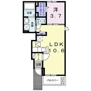 ラ・ルーチェ C【1階】の間取り