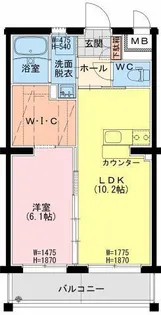 メゾン アバント【4階】の間取り