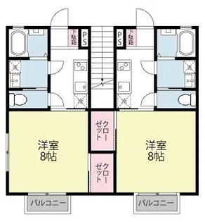 ビームX【1階】の間取り