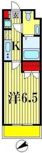 パークキューブ北松戸【3階】の間取り