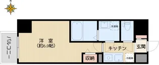 シエル白山B館【5階】の間取り