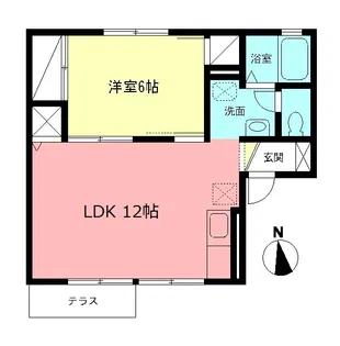 クレール【1階】の間取り