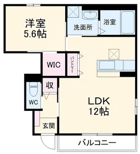 グローリィ・ヒルズ【1階】の間取り