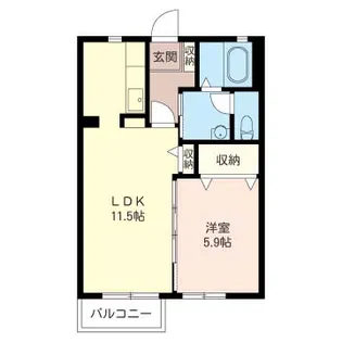 プルミエール【2階】の間取り