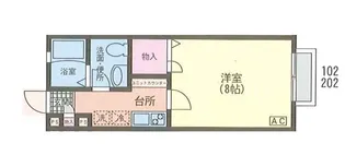 サン・ターニップ【1階】の間取り