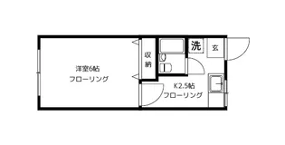 山岸ビル【4階】の間取り