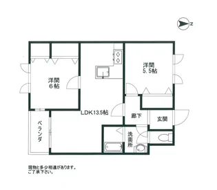 Flat Sarf Port【2階】の間取り